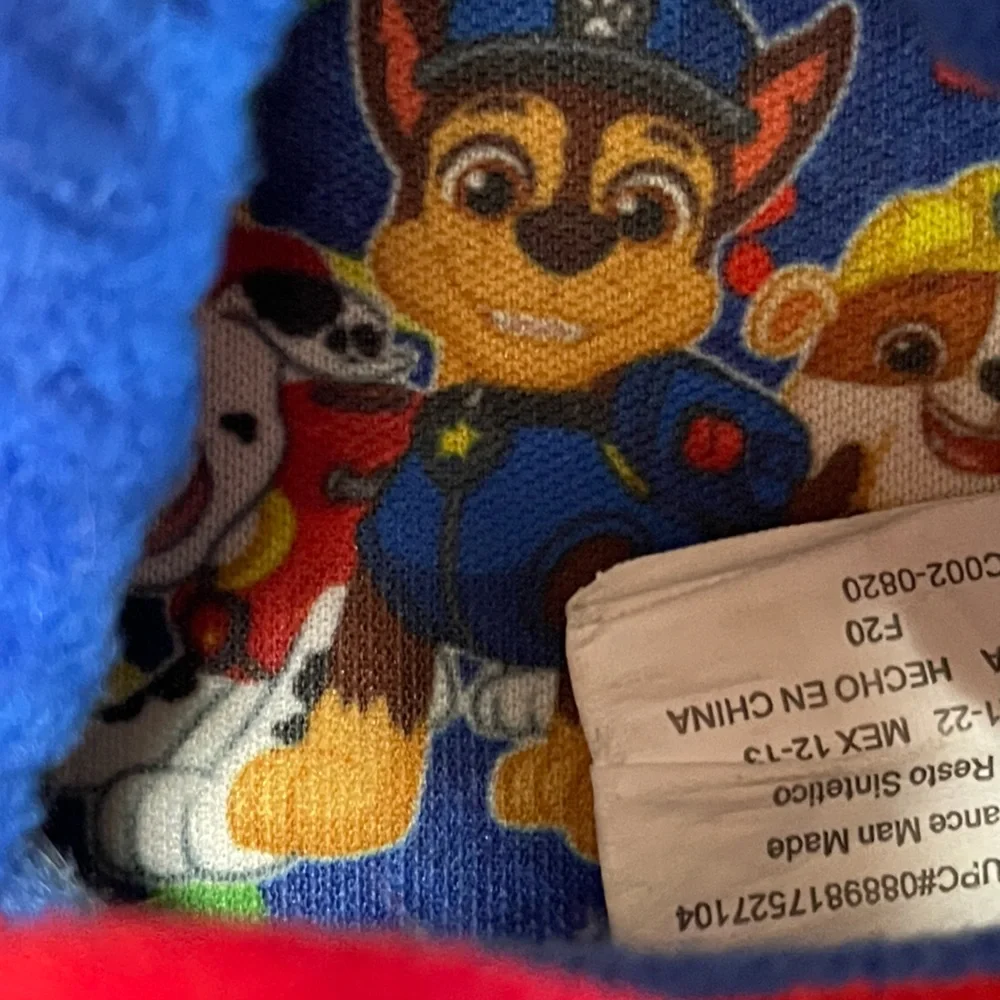 PAW Patrol MARSHALL & CHASE 3D Plush Slip-on Slippers Toddler Boys Size 5/6